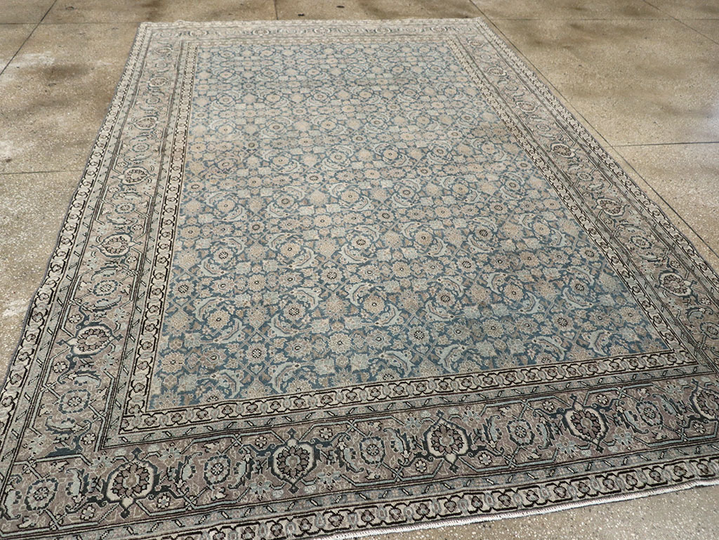 Antique Persian Tabriz Accent Carpet, No.33200 - Gss