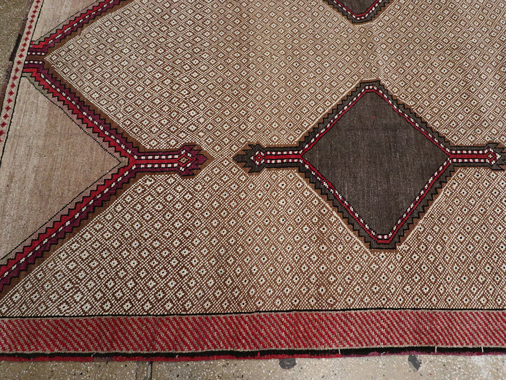 Vintage Turkish Anatolian Wide Gallery Runner, No.33203 - Gss