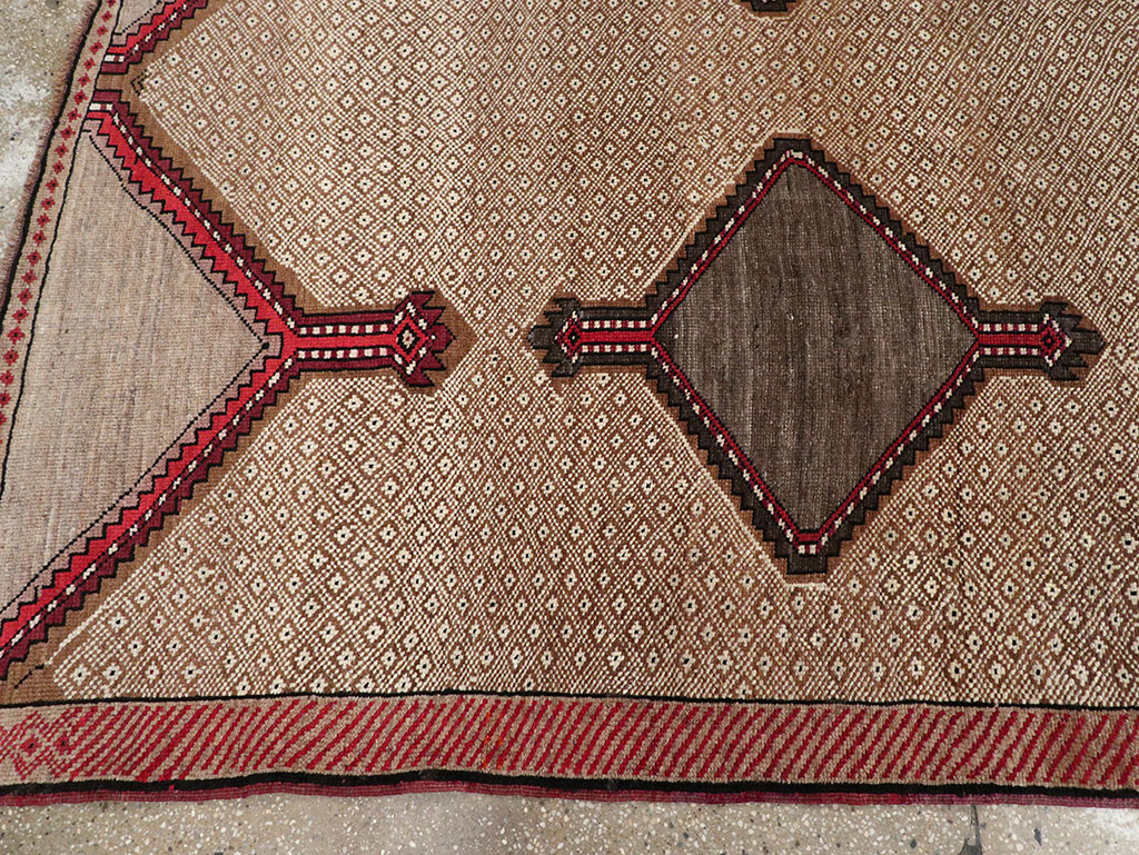 Vintage Turkish Anatolian Wide Gallery Runner, No.33204 - Gss