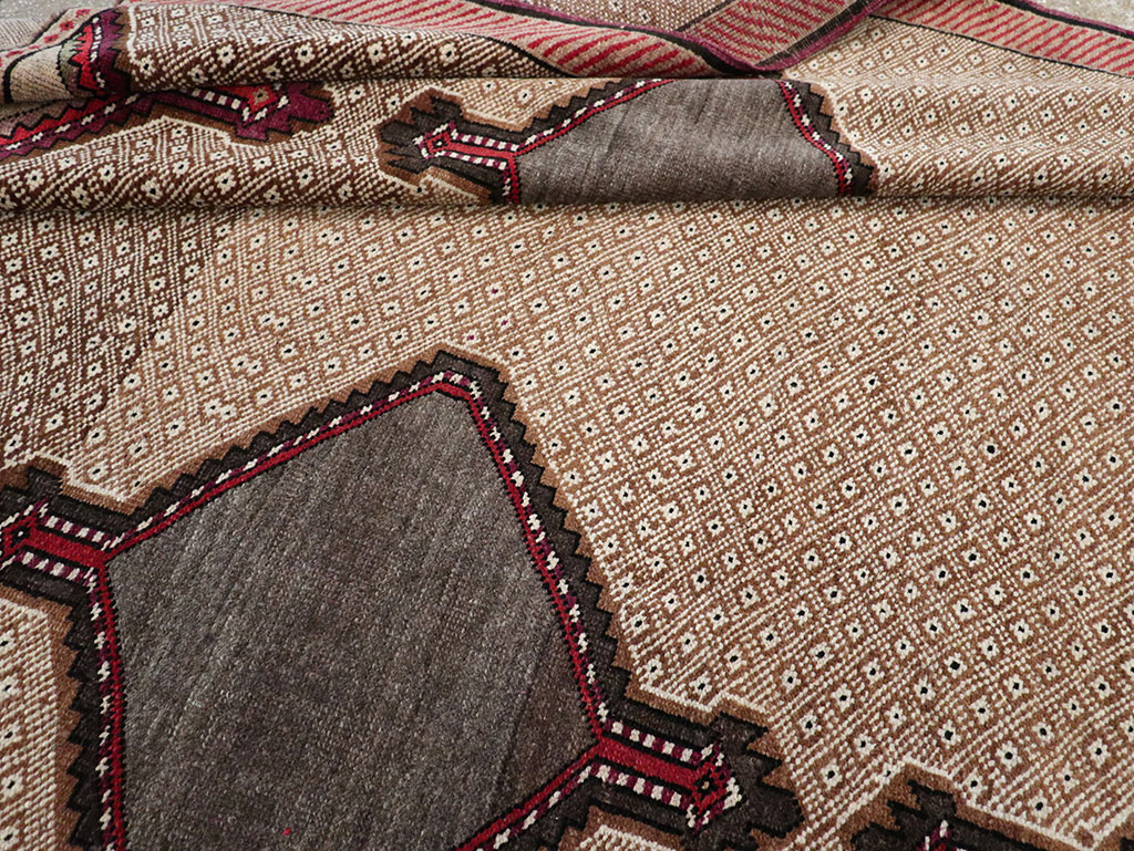 Vintage Turkish Anatolian Wide Gallery Runner, No.33204 - Gss