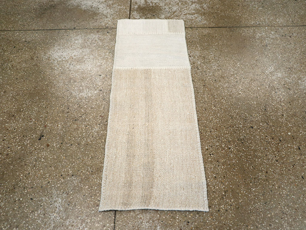 Vintage Turkish Flatweave Kilim Throw Rug, No.33208 - Gss