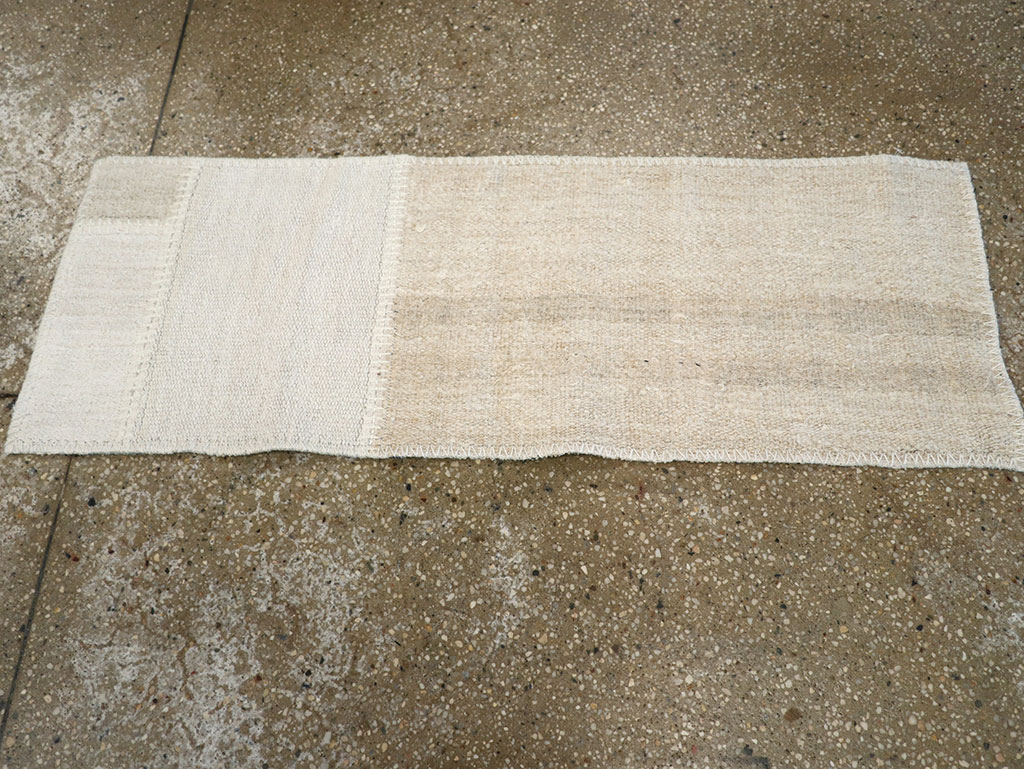 Vintage Turkish Flatweave Kilim Throw Rug, No.33208 - Gss