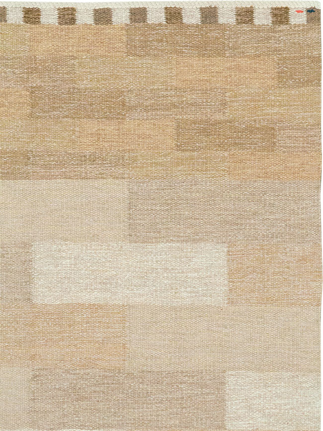 Vintage Swedish Flatweave Kilim Rug, No.33209 - Gss