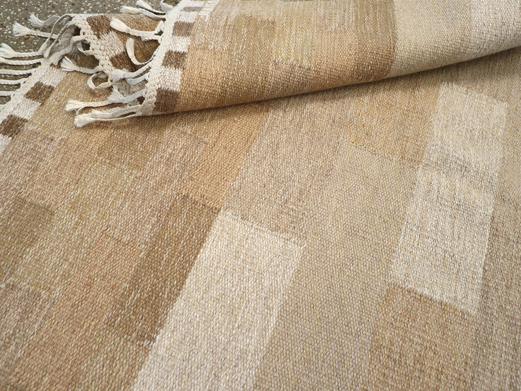 Vintage Swedish Flatweave Kilim Rug, No.33209 - Gss