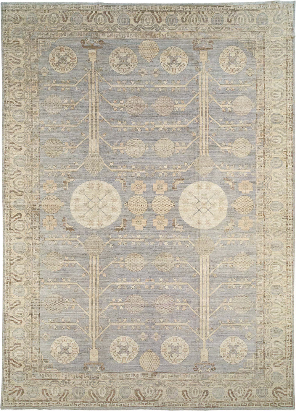 Modern East Turkestan Khotan Oversize Carpet, No.33214 - Gss