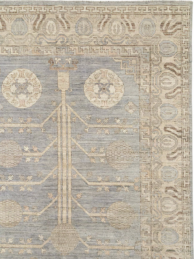 Modern East Turkestan Khotan Oversize Carpet, No.33214 - Gss