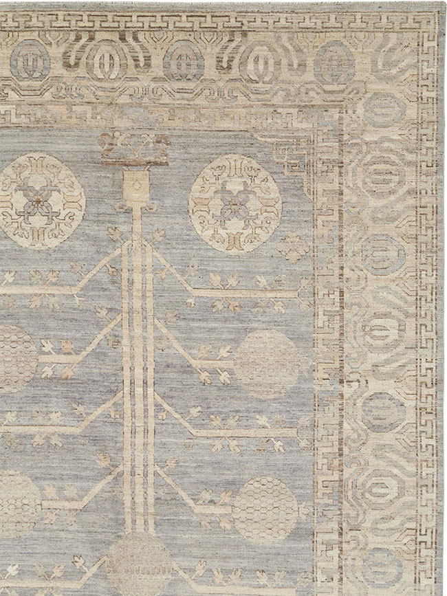 Modern East Turkestan Khotan Oversize Carpet, No.33214 - Gss