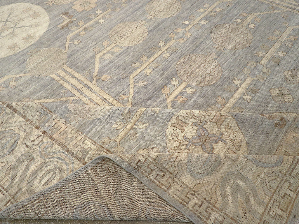 Modern East Turkestan Khotan Oversize Carpet, No.33214 - Gss