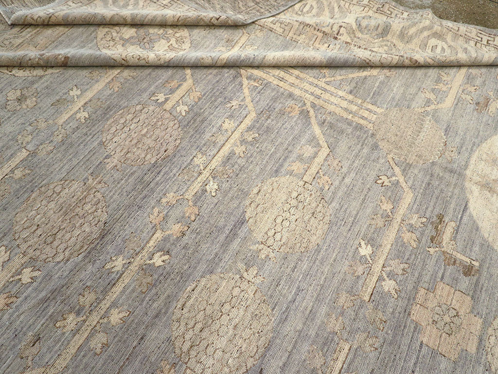 Modern East Turkestan Khotan Oversize Carpet, No.33214 - Gss