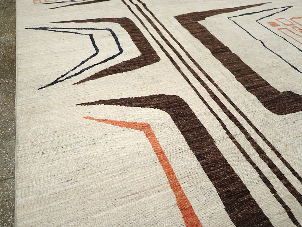 Modern Turkish Art Deco Room Size Carpet, No.33218 - Gss