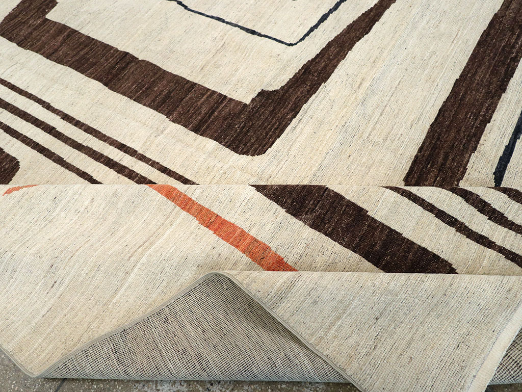 Modern Turkish Art Deco Room Size Carpet, No.33218 - Gss