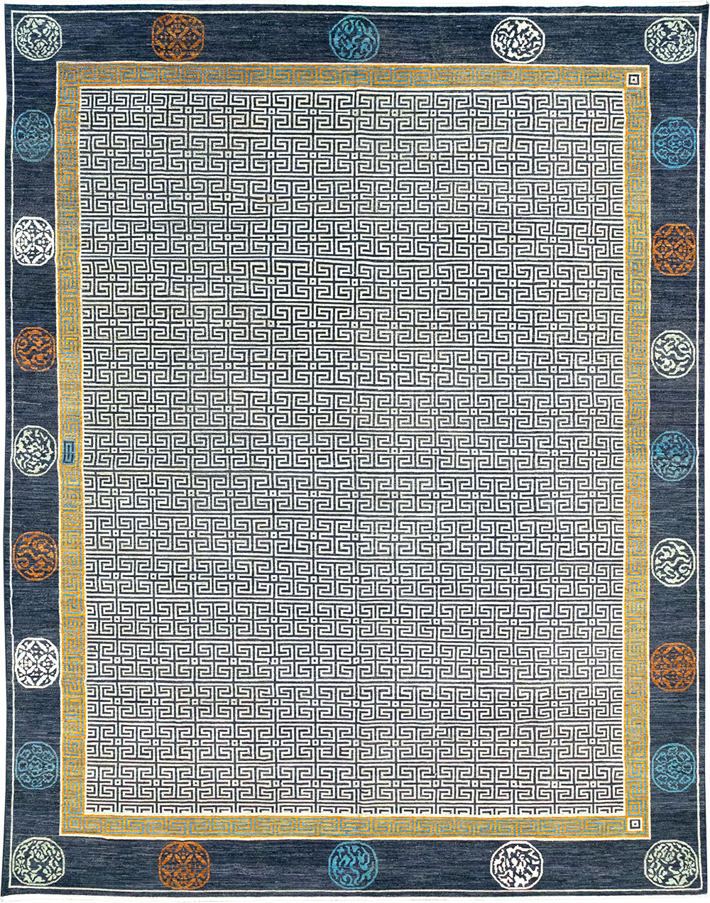 Modern East Turkestan Khotan Large Carpet, No.33223 - Gss