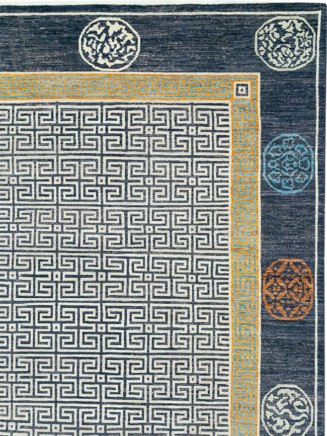 Modern East Turkestan Khotan Large Carpet, No.33223 - Gss