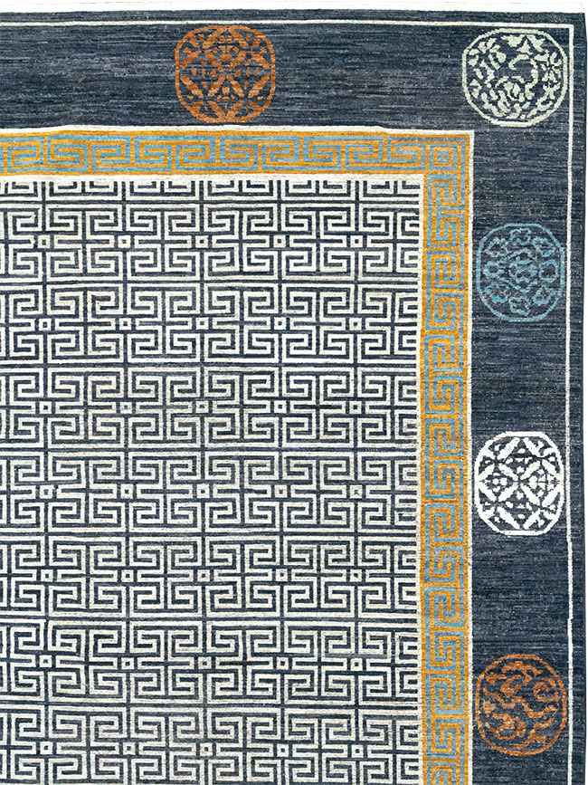 Modern East Turkestan Khotan Large Carpet, No.33223 - Gss