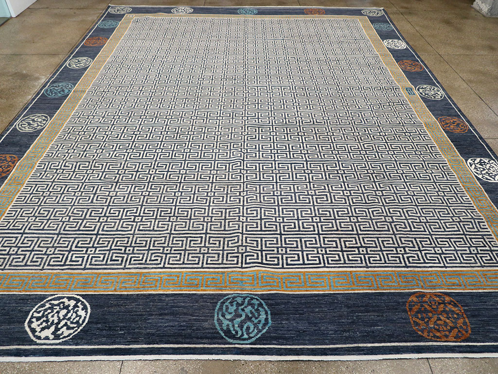 Modern East Turkestan Khotan Large Carpet, No.33223 - Gss
