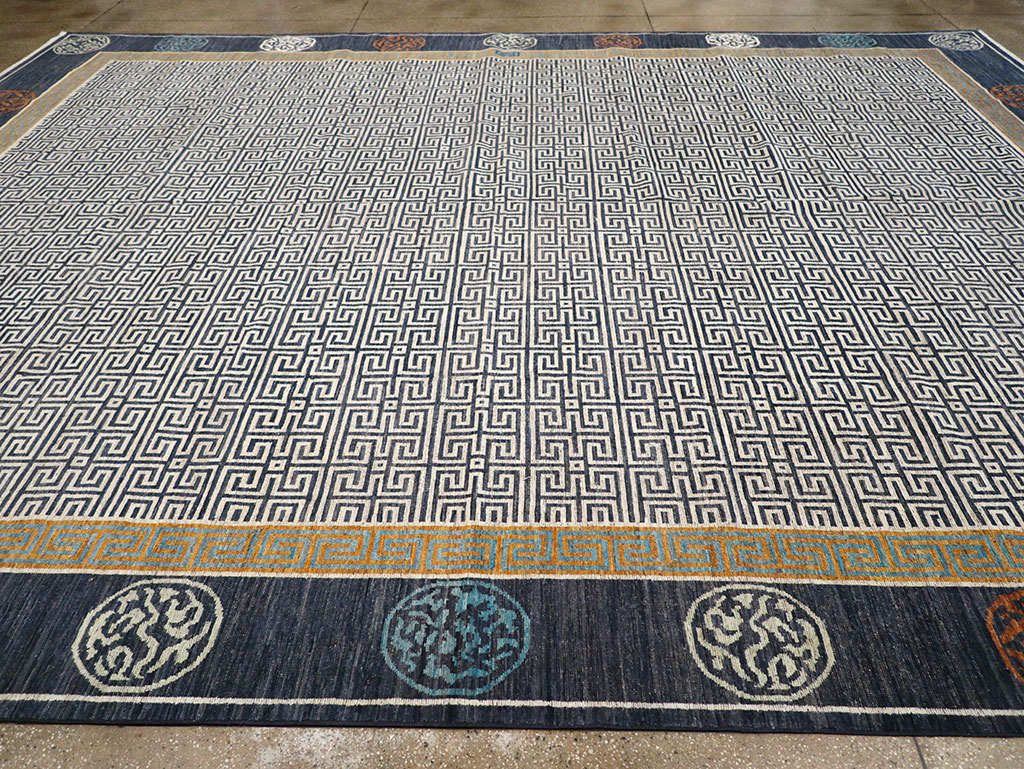 Modern East Turkestan Khotan Large Carpet, No.33223 - Gss