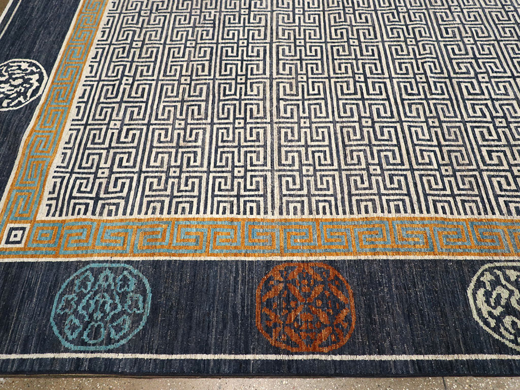 Modern East Turkestan Khotan Large Carpet, No.33223 - Gss