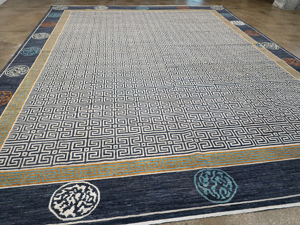 Modern East Turkestan Khotan Large Carpet, No.33223 - Gss