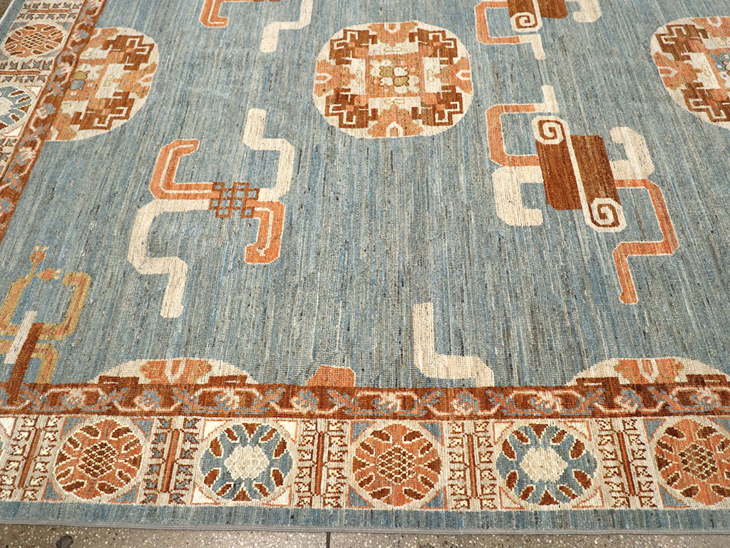 Modern East Turkestan Khotan Large Room Size Carpet, No.33225 - Gss