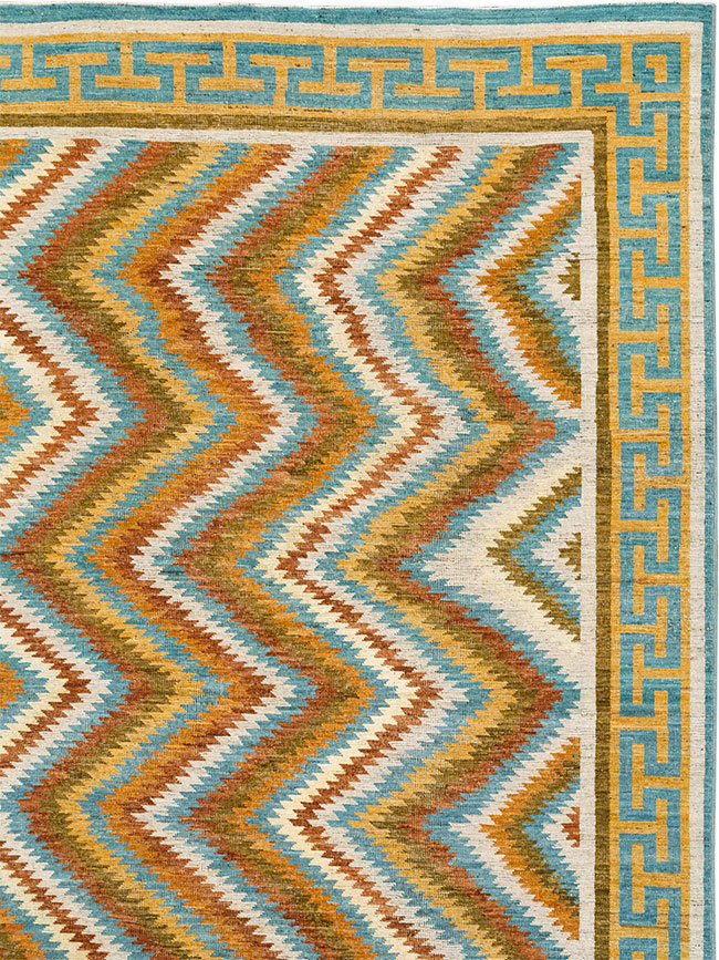 Modern East Turkestan Khotan Large Room Size Carpet, No.33228 - Gss