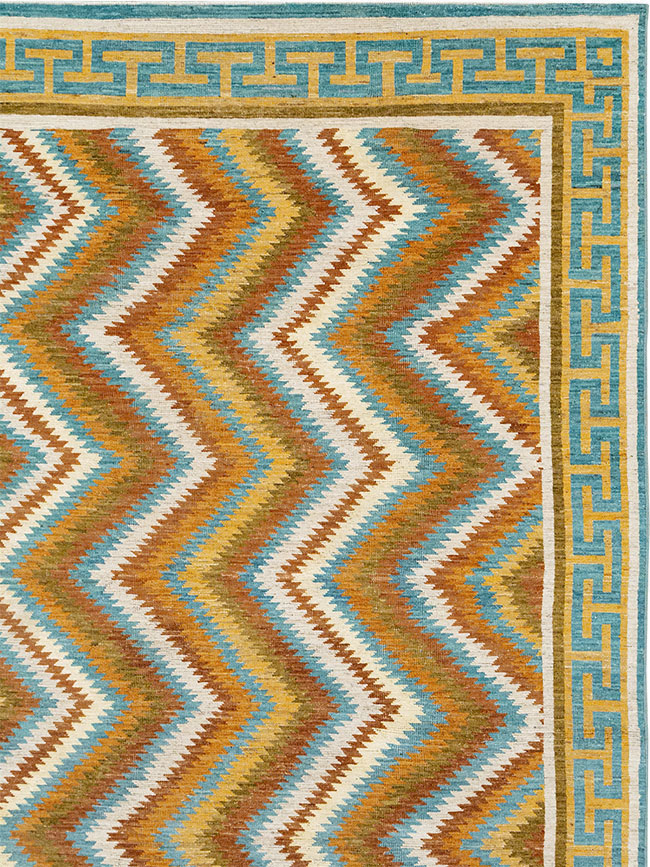 Modern East Turkestan Khotan Large Room Size Carpet, No.33228 - Gss