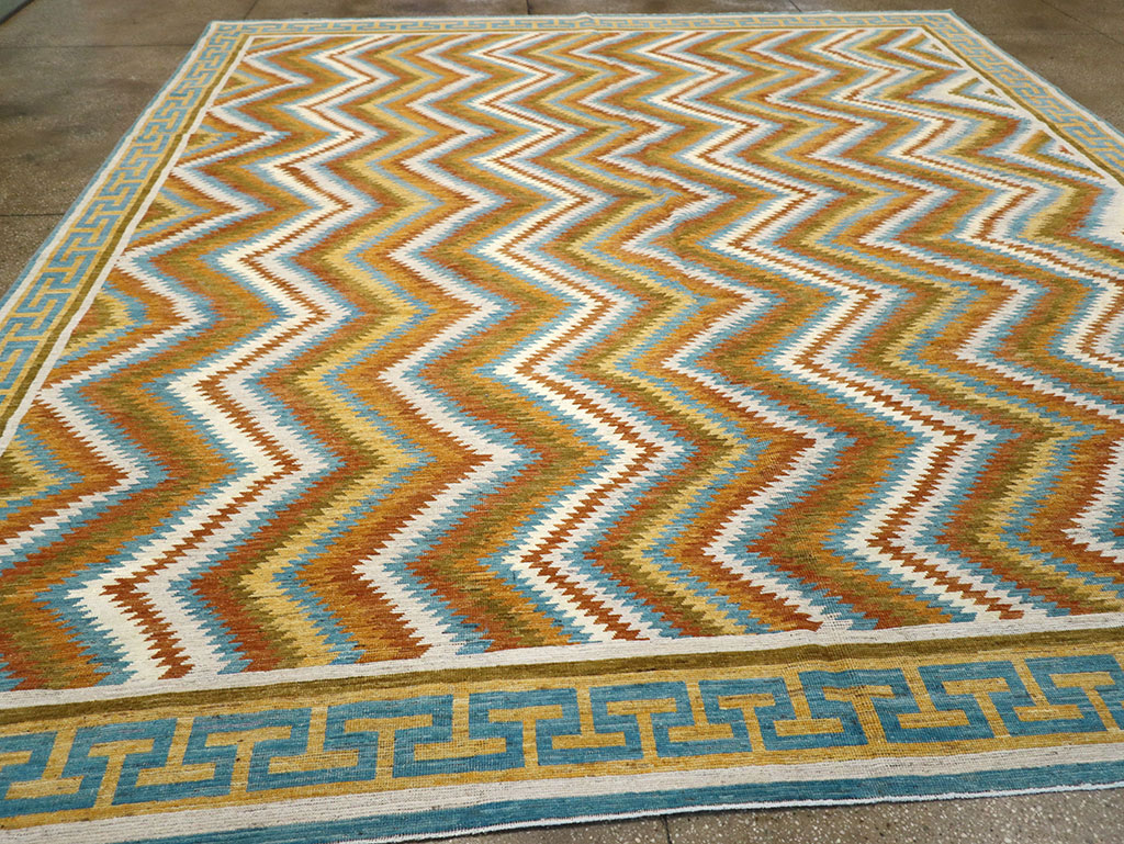 Modern East Turkestan Khotan Large Room Size Carpet, No.33228 - Gss