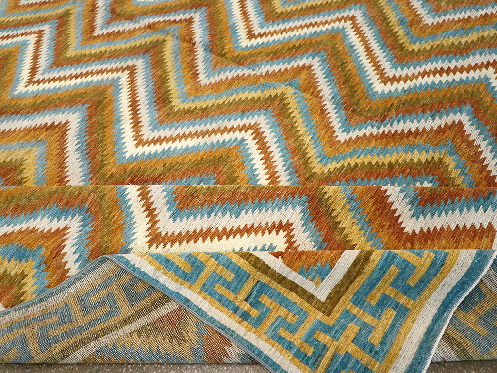 Modern East Turkestan Khotan Large Room Size Carpet, No.33228 - Gss