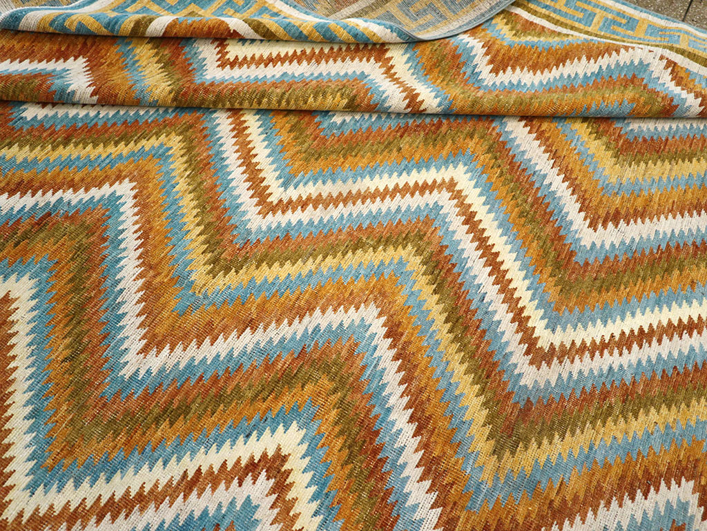 Modern East Turkestan Khotan Large Room Size Carpet, No.33228 - Gss