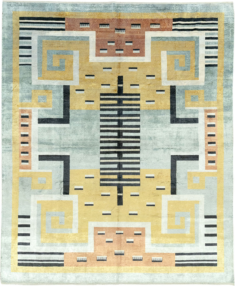 Modern East Turkestan Silk Khotan Room Size Carpet, No.33230 - Gss