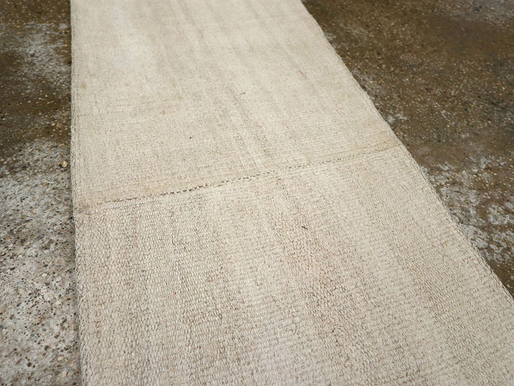 Vintage Turkish Flatweave Kilim Small Runner, No.33236 - Gss