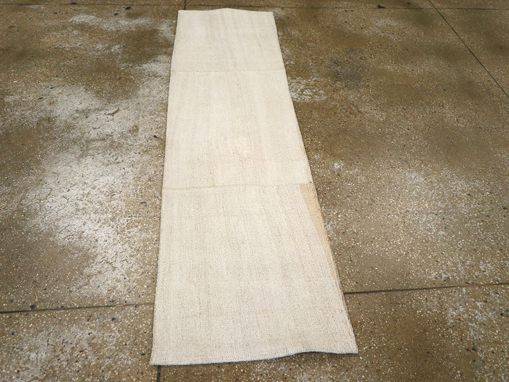 Vintage Turkish Flatweave Kilim Small Runner, No.33236 - Gss