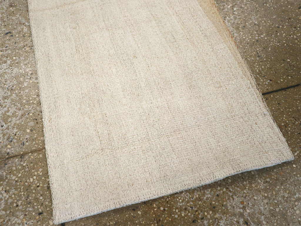 Vintage Turkish Flatweave Kilim Small Runner, No.33236 - Gss