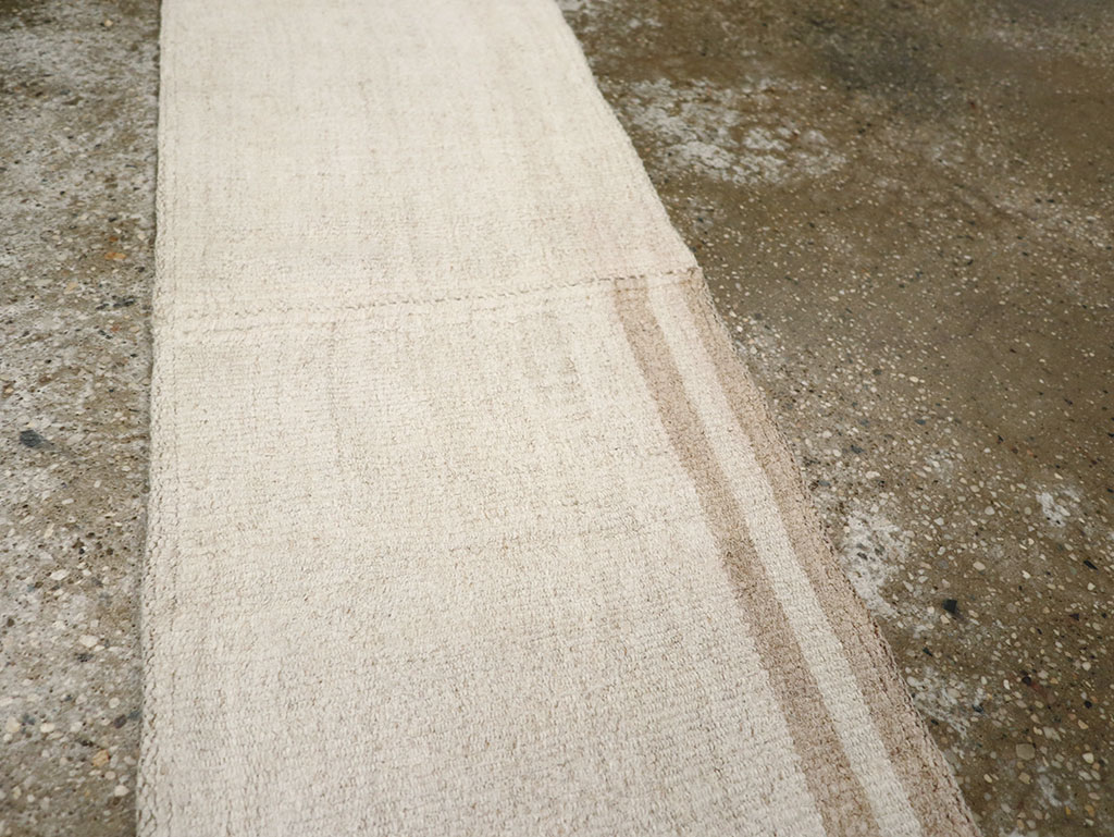 Vintage Turkish Flatweave Kilim Small Runner, No.33237 - Gss