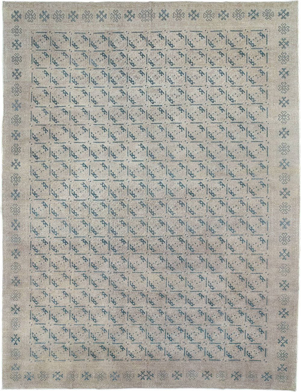 Vintage Turkish Anatolian Room Size Carpet, No.33238 - Gss