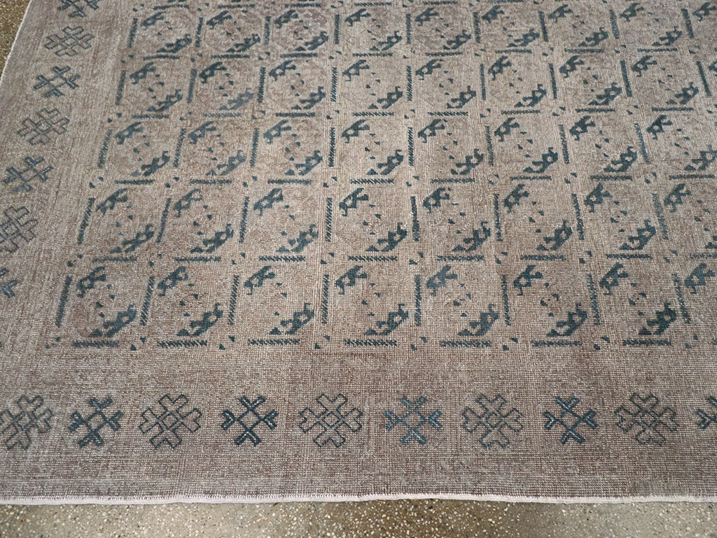 Vintage Turkish Anatolian Room Size Carpet, No.33238 - Gss