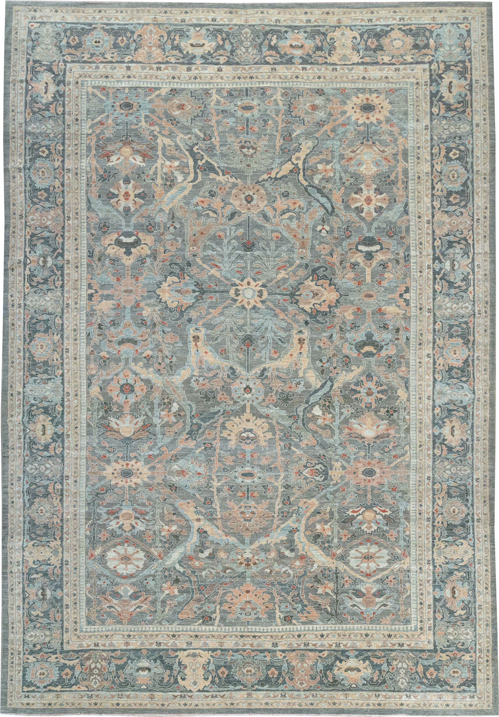 Modern Persian Sultanabad Oversize Carpet, No.33239 - Gss