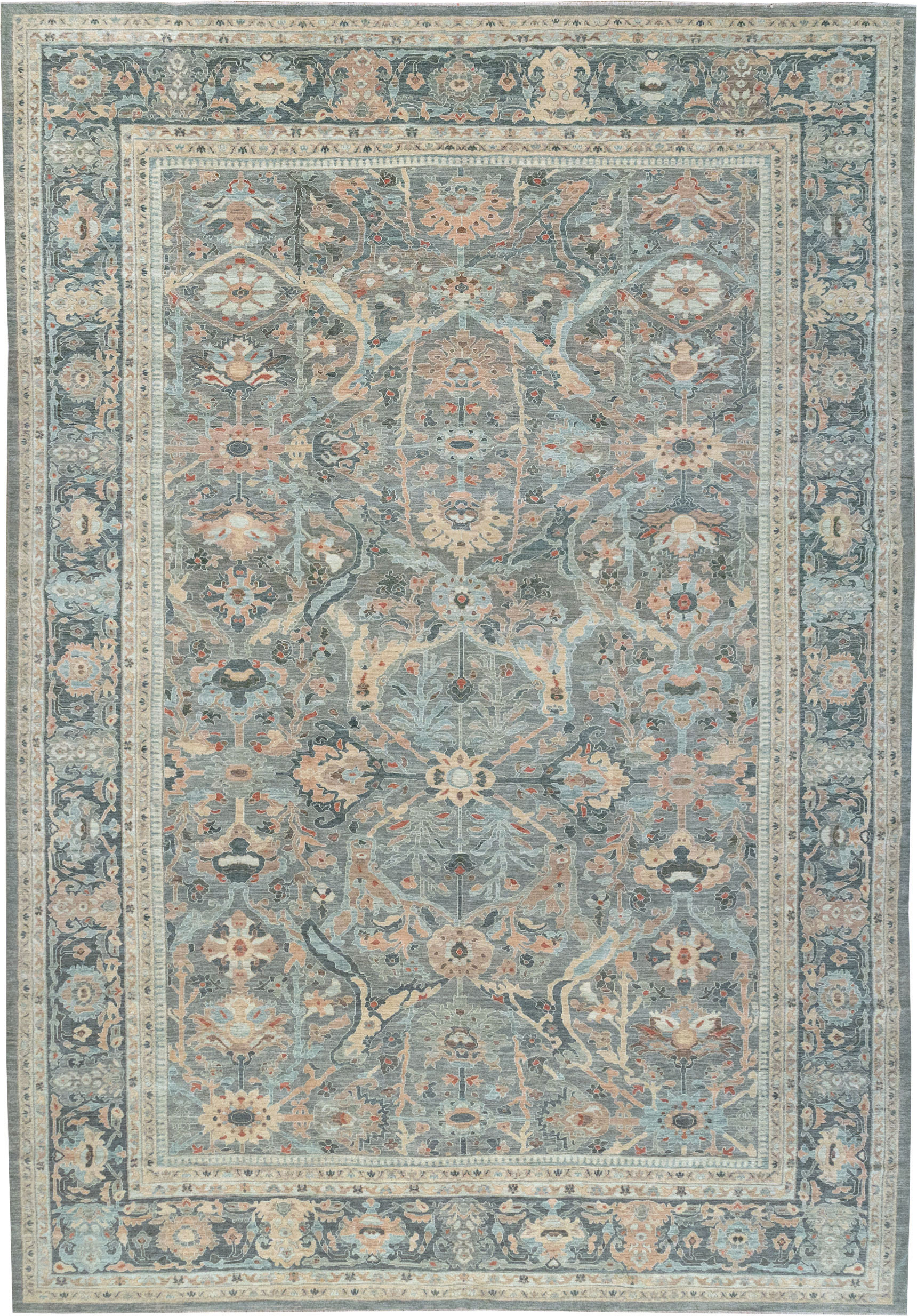 Modern Persian Sultanabad Oversize Carpet, No.33239 - Gss
