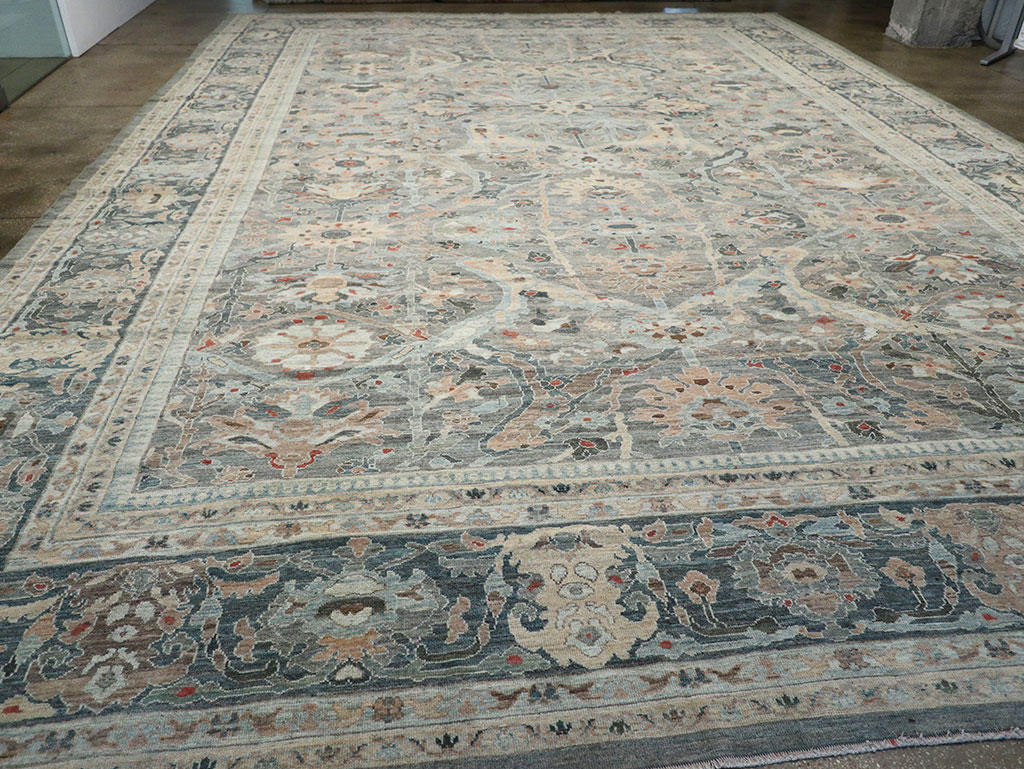 Modern Persian Sultanabad Oversize Carpet, No.33239 - Gss