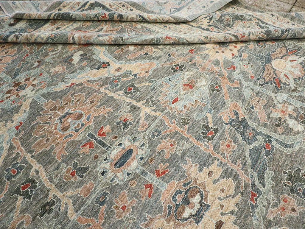 Modern Persian Sultanabad Oversize Carpet, No.33239 - Gss