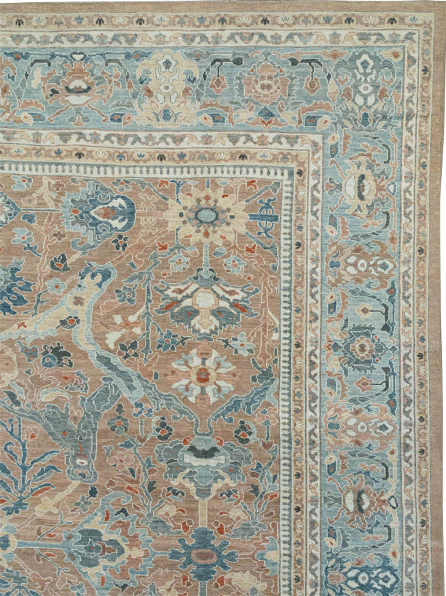 Modern Persian Sultanabad Oversize Carpet, No.33240 - Gss