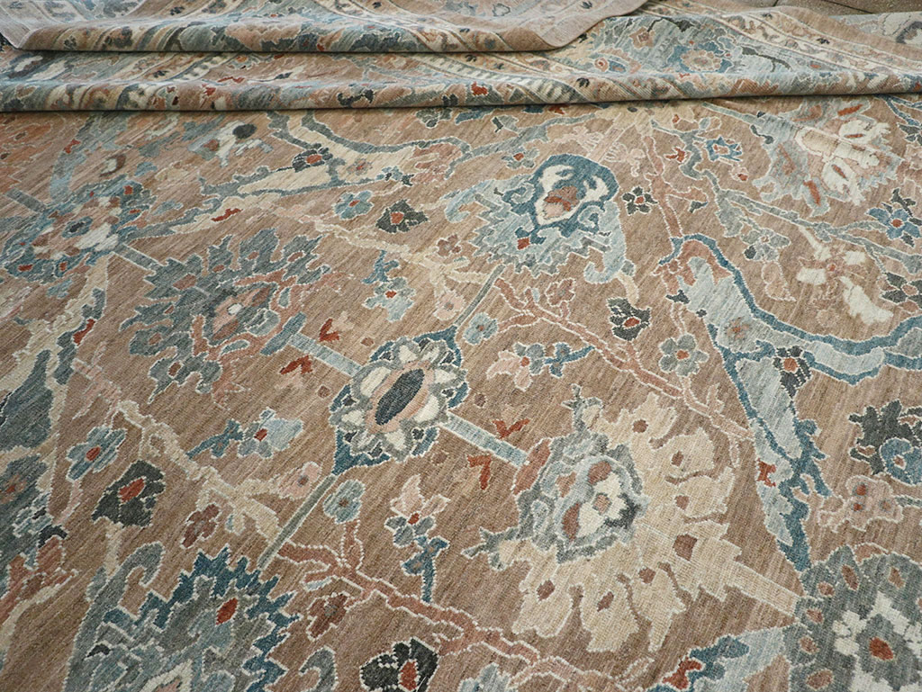 Modern Persian Sultanabad Oversize Carpet, No.33240 - Gss