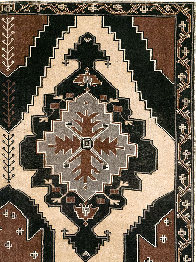 Vintage Turkish Anatolian Large Room Size Carpet, No.33255 - Gss