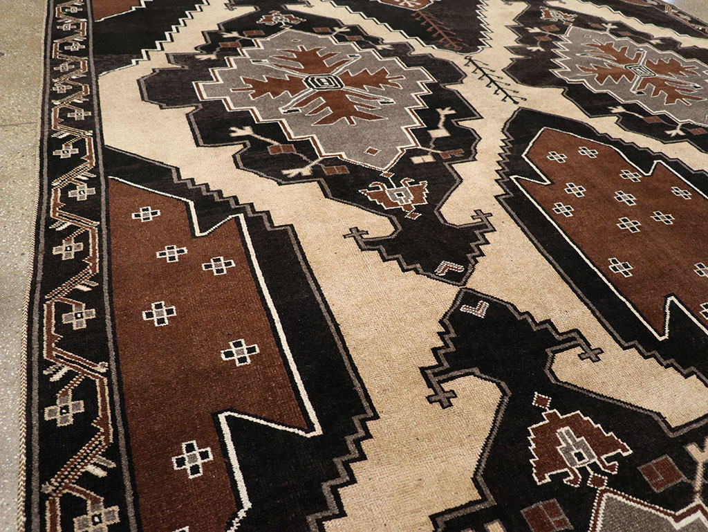 Vintage Turkish Anatolian Large Room Size Carpet, No.33255 - Gss