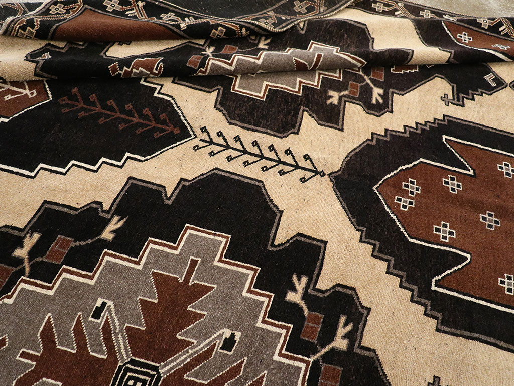 Vintage Turkish Anatolian Large Room Size Carpet, No.33255 - Gss