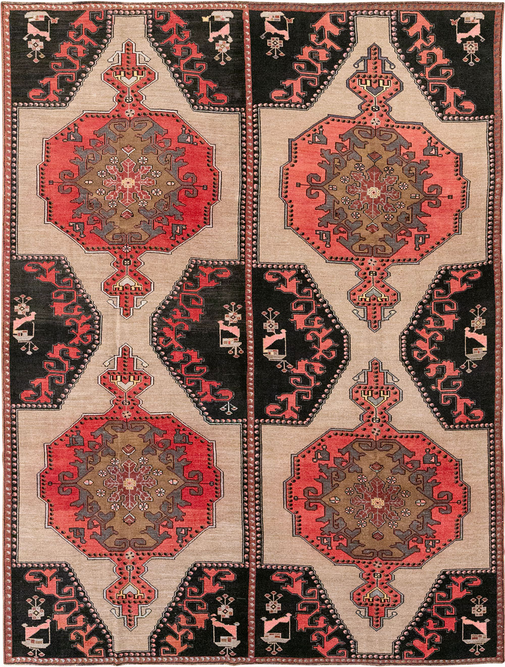 Vintage Turkish Anatolian Room Size Carpet, No.33256 - Gss
