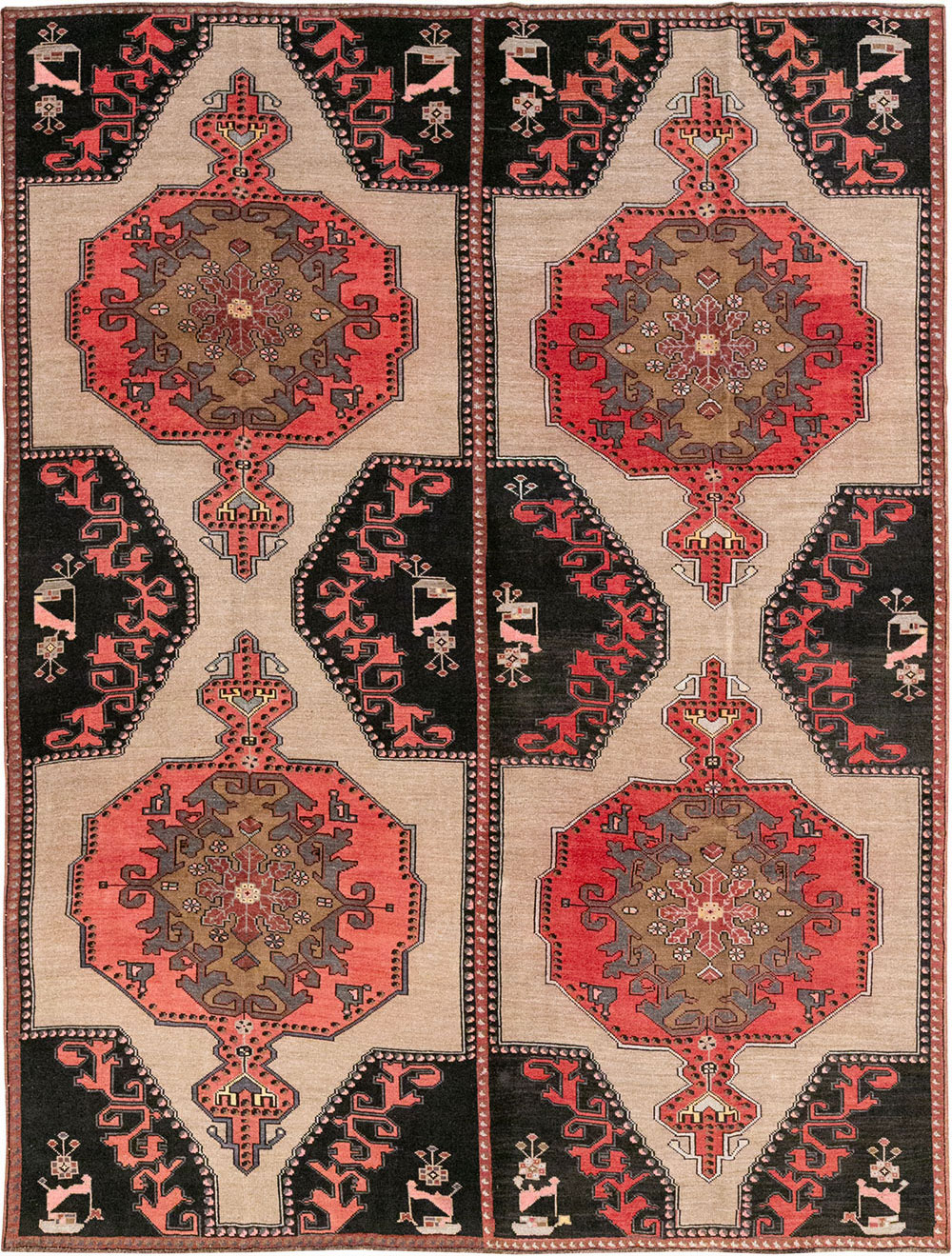 Vintage Turkish Anatolian Room Size Carpet, No.33256 - Gss