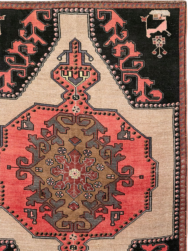 Vintage Turkish Anatolian Room Size Carpet, No.33256 - Gss