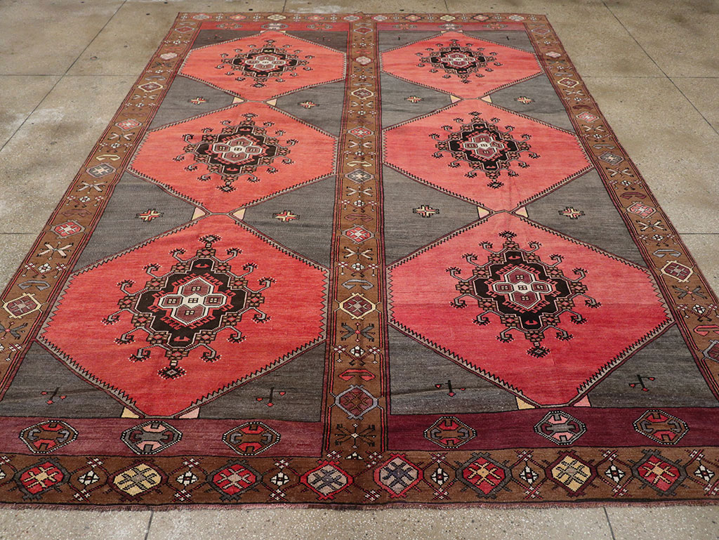 Vintage Turkish Anatolian Room Size Carpet, No.33257 - Gss