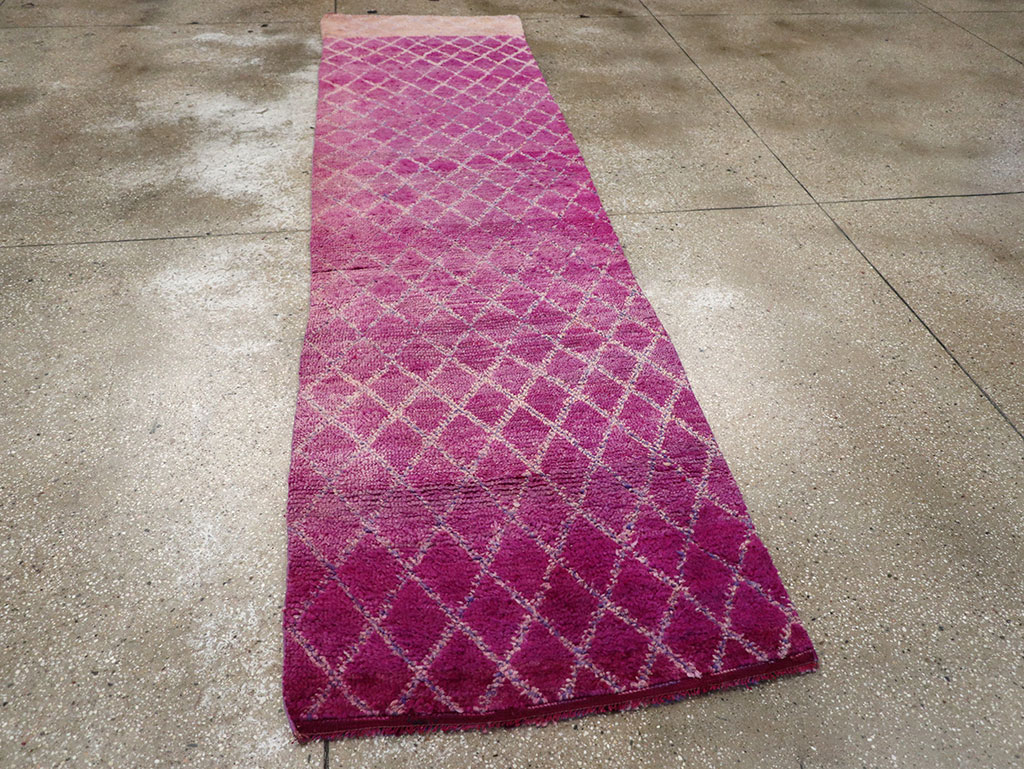 Vintage Moroccan Runner, No.33259 - Gss