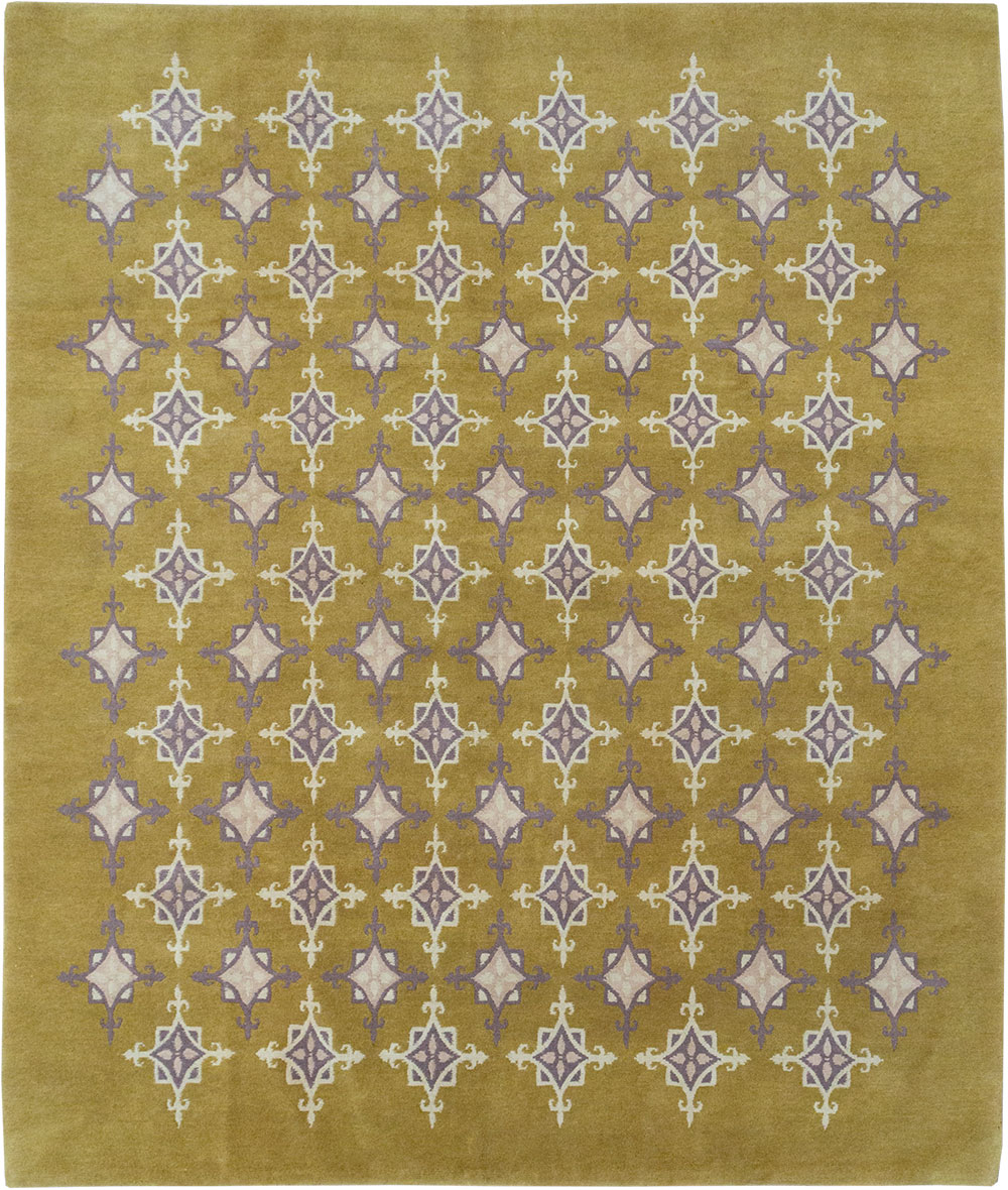 Modern Tibetan Contemporary Room Size Carpet, No.33261 - Gss